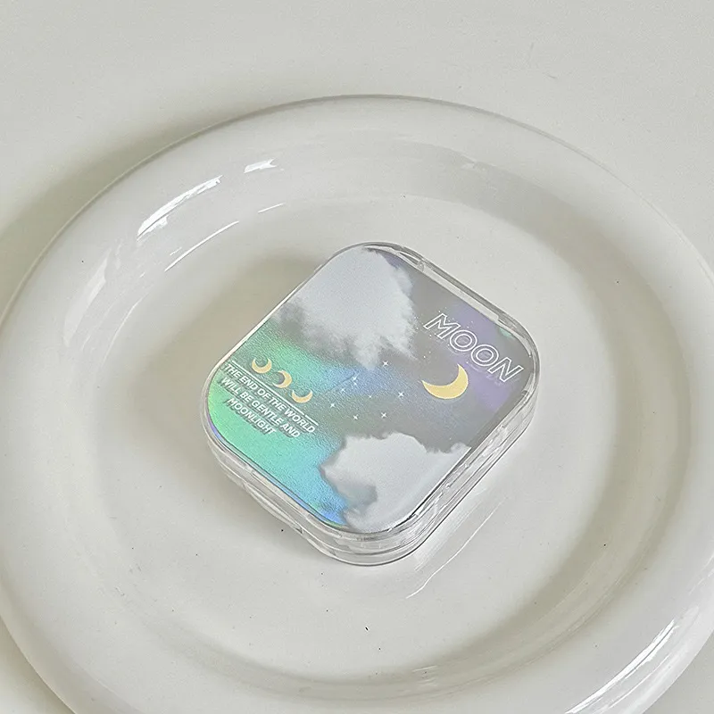 Dreamy Iridescent Cloud Transparent Lens Case | Accessory