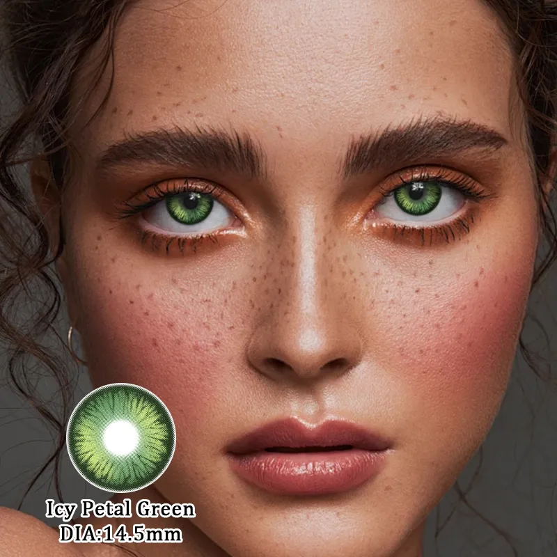 EyeLensy Icy Petal Green Lentile de Contact Colorate 1 An