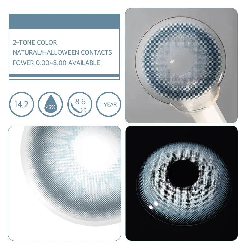 EyeLensy Unspoken Mirage Blue Lentile de Contact Colorate 1 An