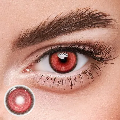 EyeLensy Nebula Red Színes Kontaktlencse 6 Hónap