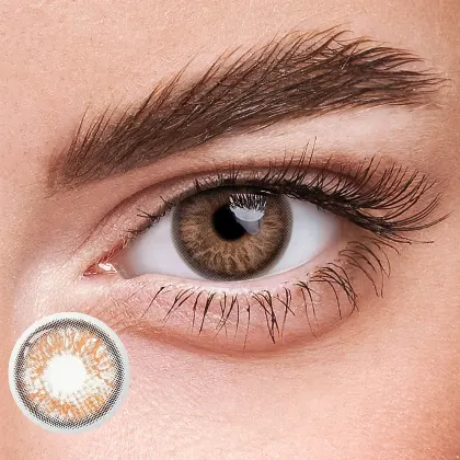 EyeLensy Love Letter Brown Lentile de Contact Colorate 1 An