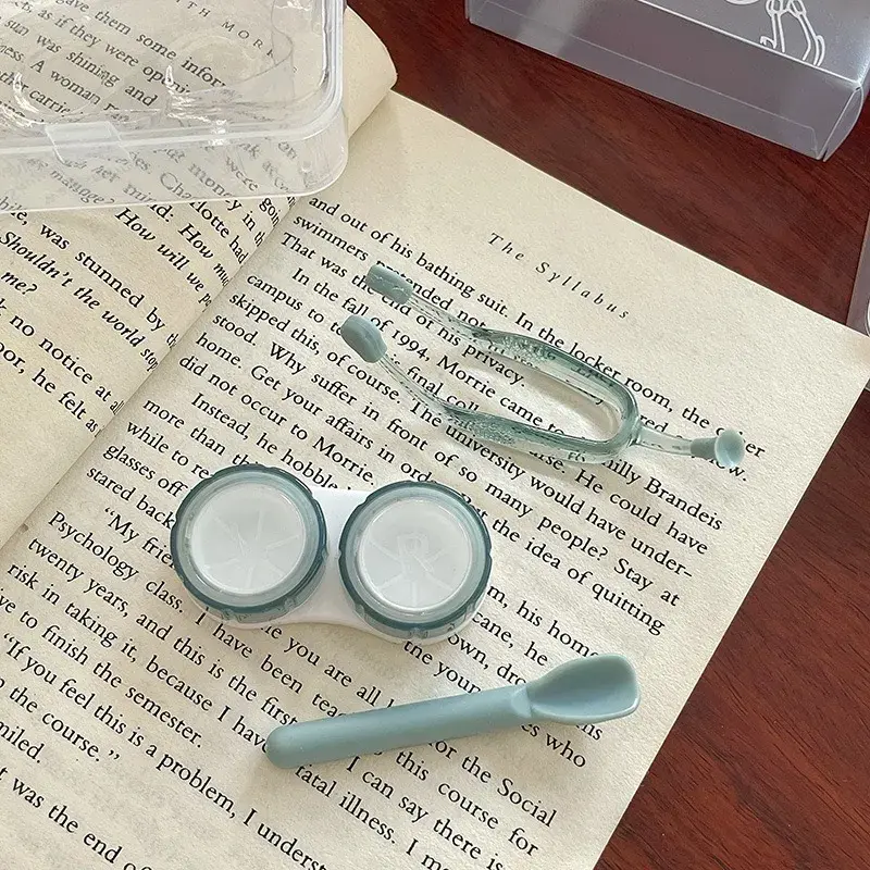 Einsetzhilfe (Set aus weicher Silikonpinzette und Stab Farbige Kontaktlinsen