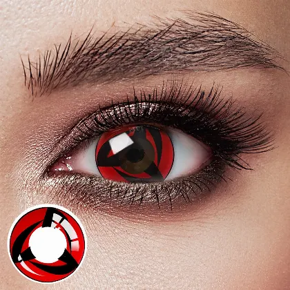 ANESTALENS Mangekyo Sharingan Kakashiho Barevné Kontaktní Čočky 1 Rok