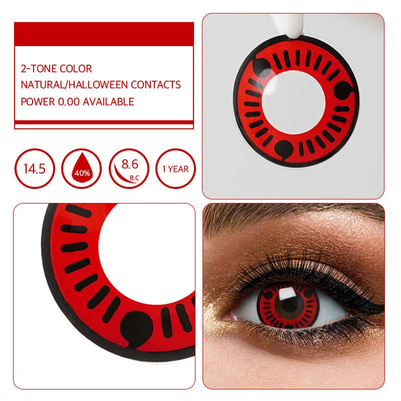 EyeLensy Magatama Sharingan Colored Contact Lenses 1 Taon